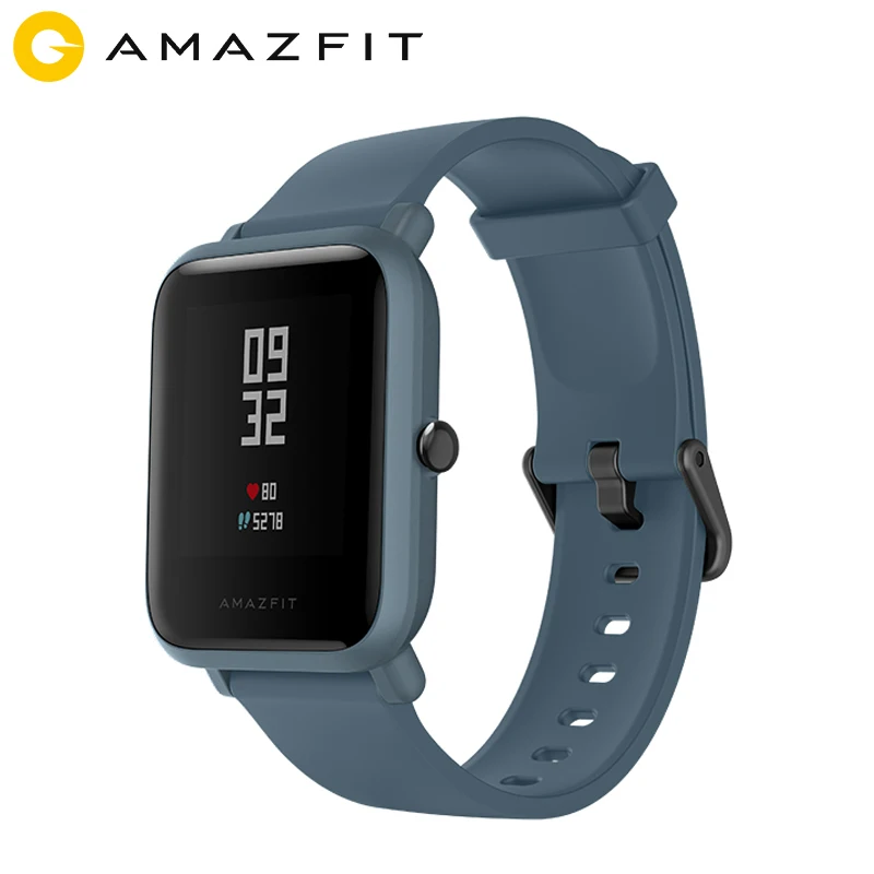 Presale blue Смарт-часы Huami Amazfit Bip Lite 2 с глобальной версией,, Xiaomi, gps, 45 дней, батарея, глонесс, Смарт-часы с частотой сердечных сокращений - Цвет: Presale blue