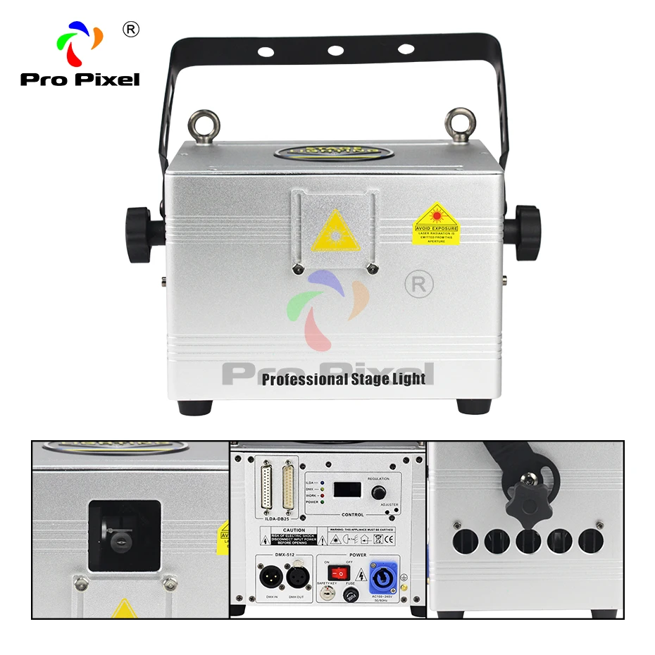 1 шт. 3 Вт RGB анимационный лазерный сценический свет программируемый проектор