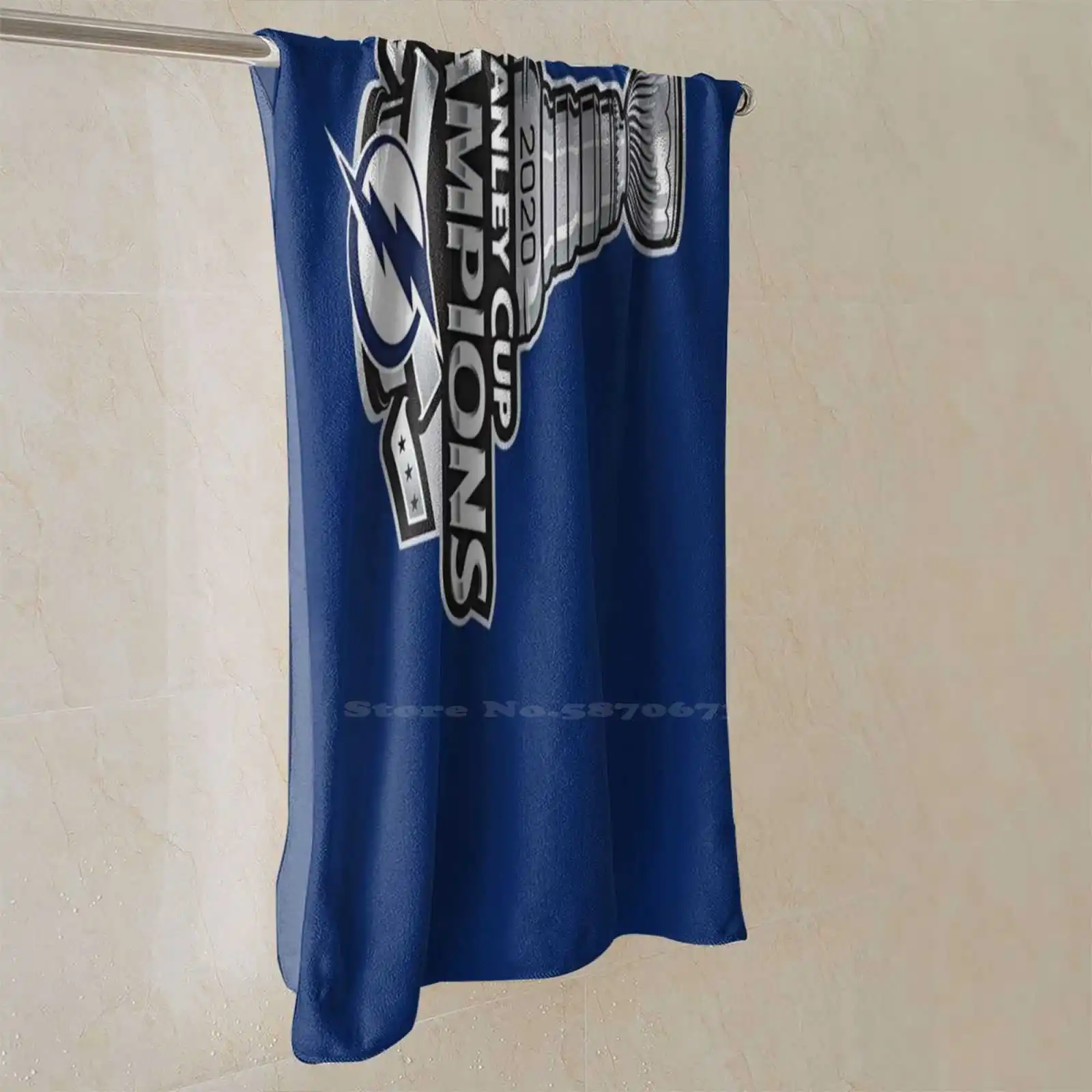 Полотенце с 3D принтом молнии спортивное мягкое полотенце молнией Кубок Тампа-Бей