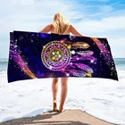 Пончо для серфинга, банное полотенце из микрофибры, роскошное Большое пляжное полотенце Ловец снов, Быстросохнущий пляжный коврик, пляжное полотенце для взрослых