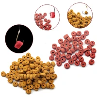 100pcs carp fishing hollow bait 9mm grass carp baits water swell lure particle boilie pellets fishing tackle accessories pesca