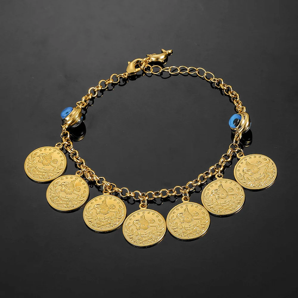 Сумочка для денег и монет браслеты на запястье женщин Бог браслет золото Цвет