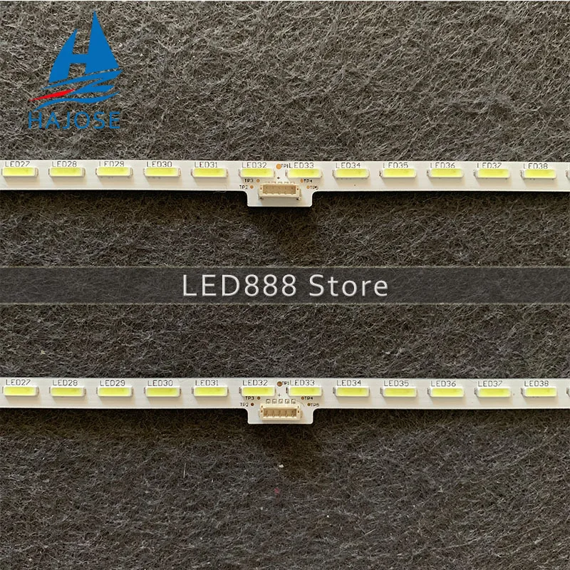 Новый комплект 2 шт. 64 светодиода 596 мм светодиодная полоса для Sony Sharp XBR-55X850C 75.P3C08G001
