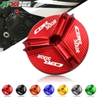 Для Honda CBR500R 2013-2018 2014 2015 CBR500 CBR 500 R 500R Крышка Масляного стакана двигателя мотоцикла масляный наполнитель сливная пробка отстойник гайка крышка