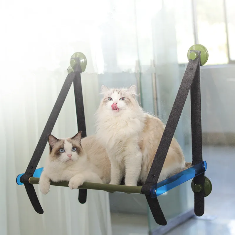 

Cat Hammock Cats Beds Cat Window Hammock Hanging Swing Cats Beds Pets Folding Swing Sleeping for Pet Nest Pet Bed for Dogs House