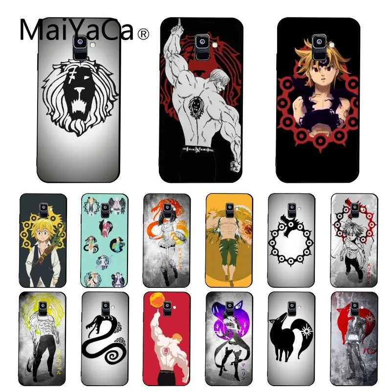 Чехол для телефона Maiyaca The Seven Deadly Sins Samsung Galaxy A7 A50 A70 A40 A20 A30 A8 A6 Plus A9 A71 A51|Бамперы| |