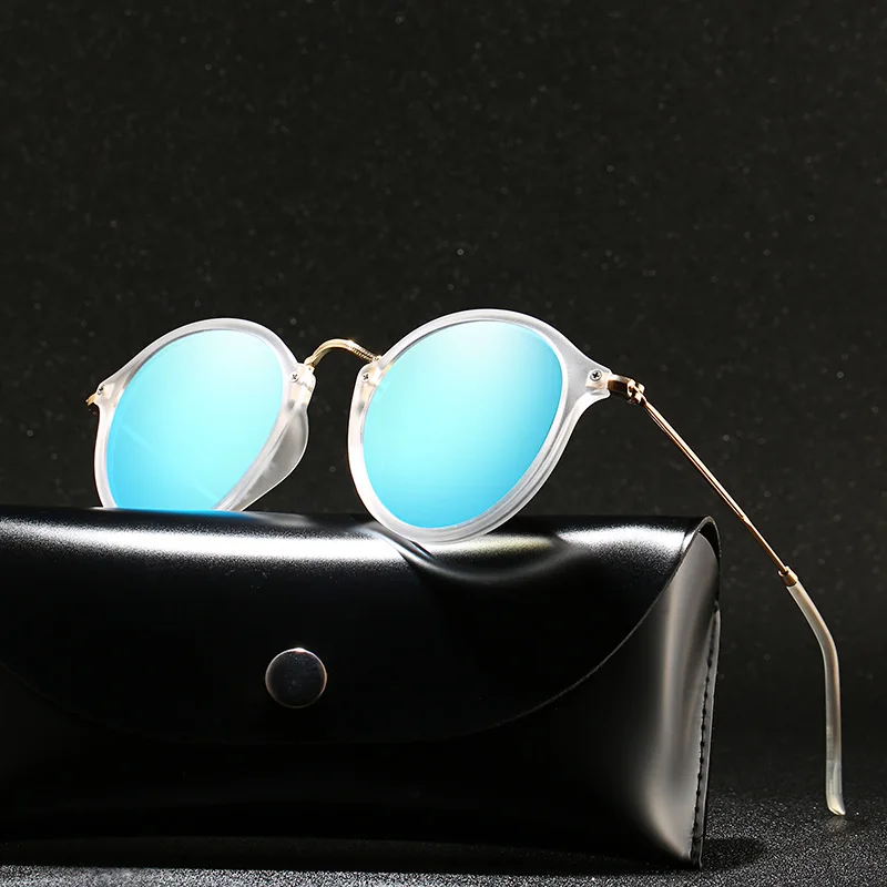 

Солнцезащитные очки унисекс, круглые, винтажные, поляризационные, с чехлом