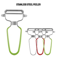 ultra sharp peeler with stainless steel blades cutter slicer with non slip handles peeler for potatoes all fruits veggies