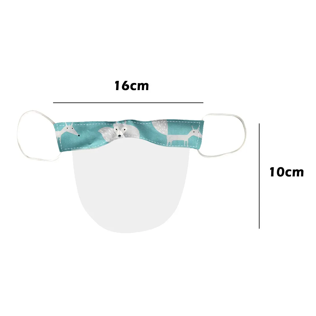 

Childrens Mini Shield Face Masks Washable Reusable Comfortable Mask Transparent PVc Visual Mask mondkapjes herbruikbaar A50