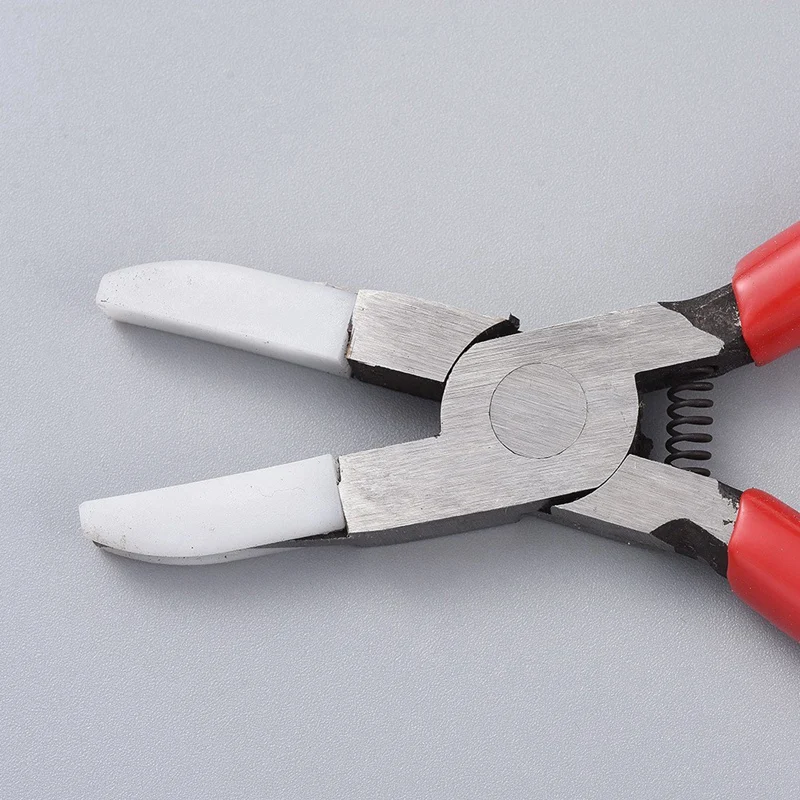 

Carbon Steel Flat Mouth Plastic Nose Pliers Diy Pliers Handmade Jewelry Accessories Making Tools