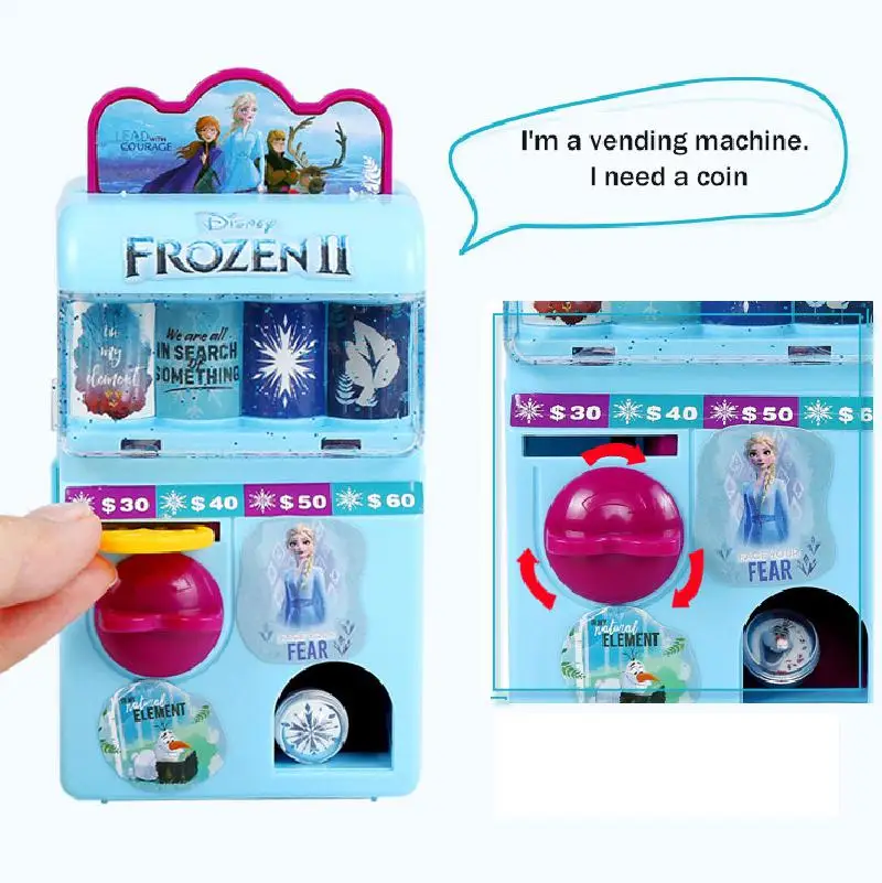 Disney Новый мини-торговый автомат аппарат для Продажи Сладостей маленькая девочка