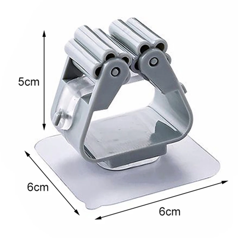 

3PC Wall Mounted Mop Holder Broom Hanger Clip Home Goods Seamless Bathroom Home Kitchen Organizer Racks Shelf