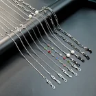 Женская цепочка для солнцезащитных очков MOPAI, серебристая цепочка с нежными кристаллами