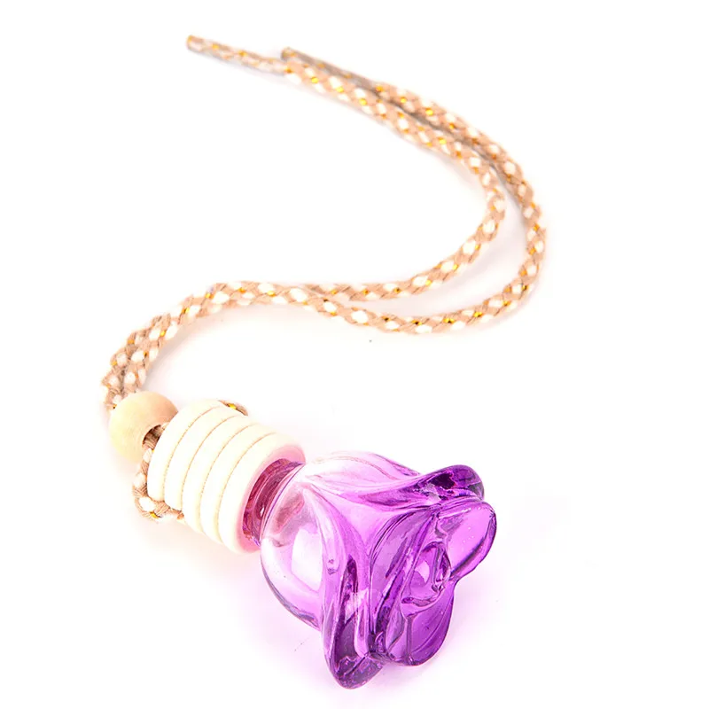 1 шт. автомобиля флакон духов эфирное Масла висит Стекло бутылки