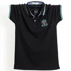 Рубашка-поло мужская хлопковая, однотонная Модная рубашка-поло с коротким рукавом, жираф, большие размеры 6XL 5XL XXXXL, на лето