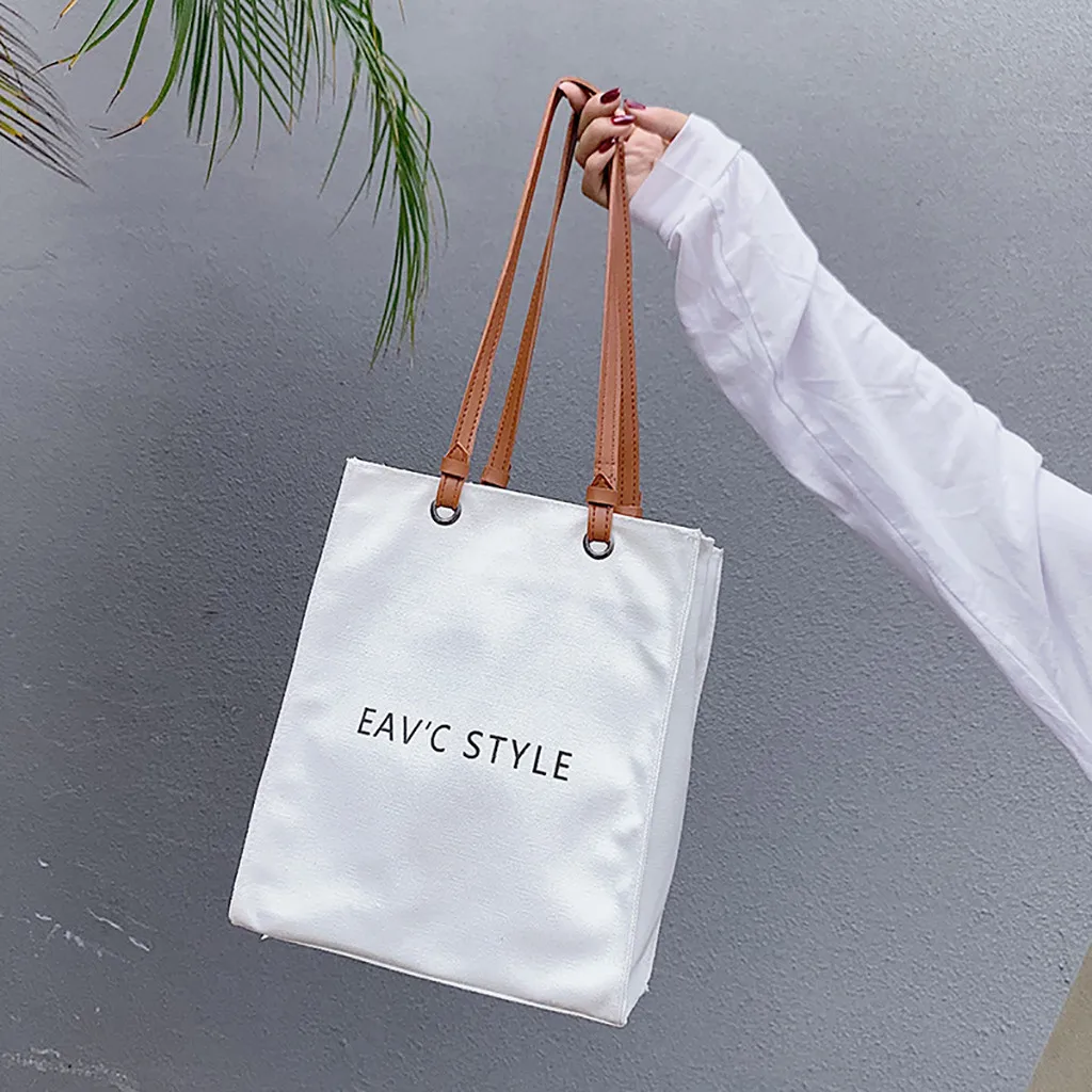 2019 женская простая ткань сумки многоразовые для бакалейный продуктов высокой