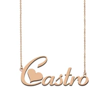 castro name necklacebirthday wedding christmas mother days gift
