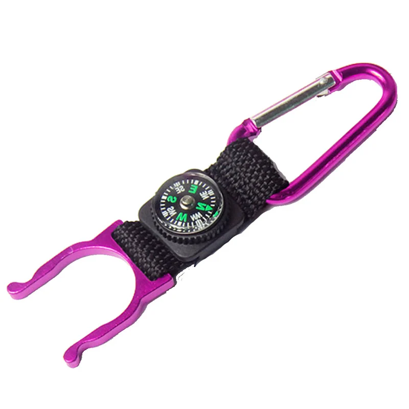 Держатель бутылки воды с компасом легкий ремень вешалка клип брелок инструмент |