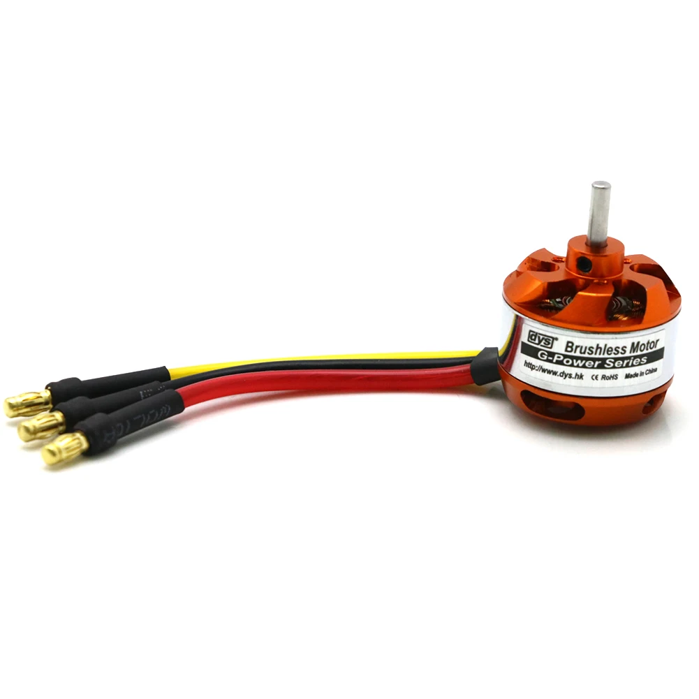 Бесщеточный двигатель DYS D2822 1100KV 1450KV 1800KV 2600KV 2-3S для радиоуправляемого самолета