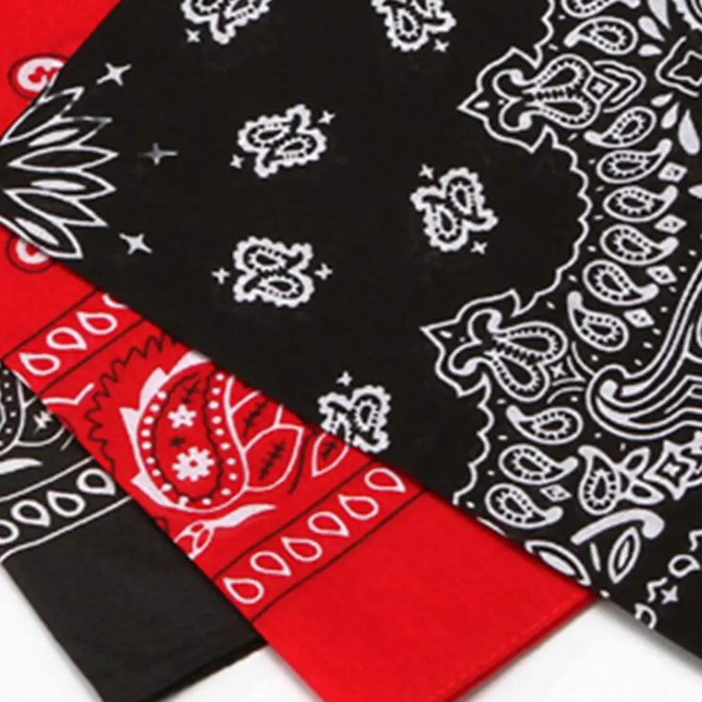 

Unisex Cotton Blend Hip Hop Bandana Headwear Hair Band Scarf Neck Wrist Wrap Band Magic Head Square Scarf For Cycling
