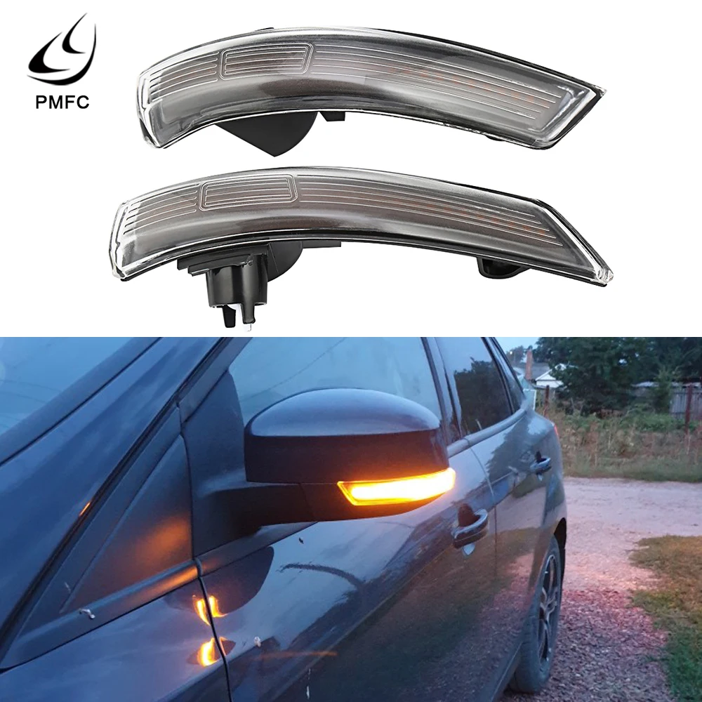 Светодиодный динамический поворотник PMFC для бокового крыла заднего вида 2 шт.