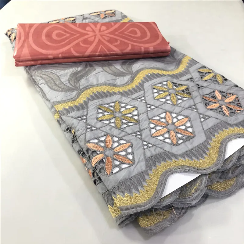 Африканская Гвинея базин парчовая Дамасская ткань для женского платья новый