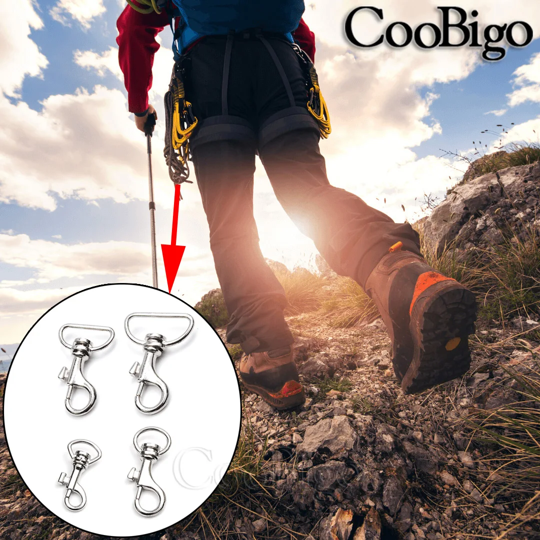 5 шт. металлические кнопки омара застежка крючок серебро Поворотный Trigger зажим