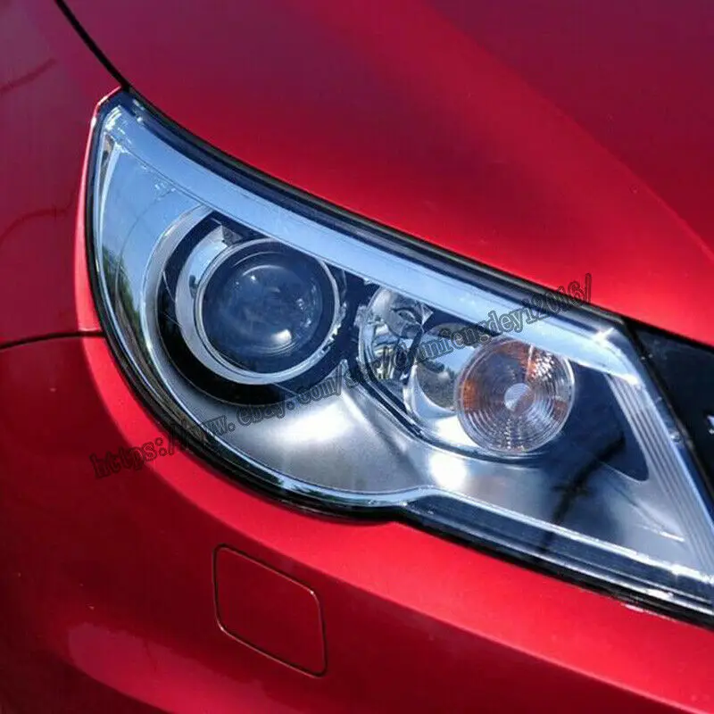 Подходит для Volkswagen Tiguan 2009 2010 2011 2012 автомобильные аксессуары фары стекло фары крышка ABS 2шт