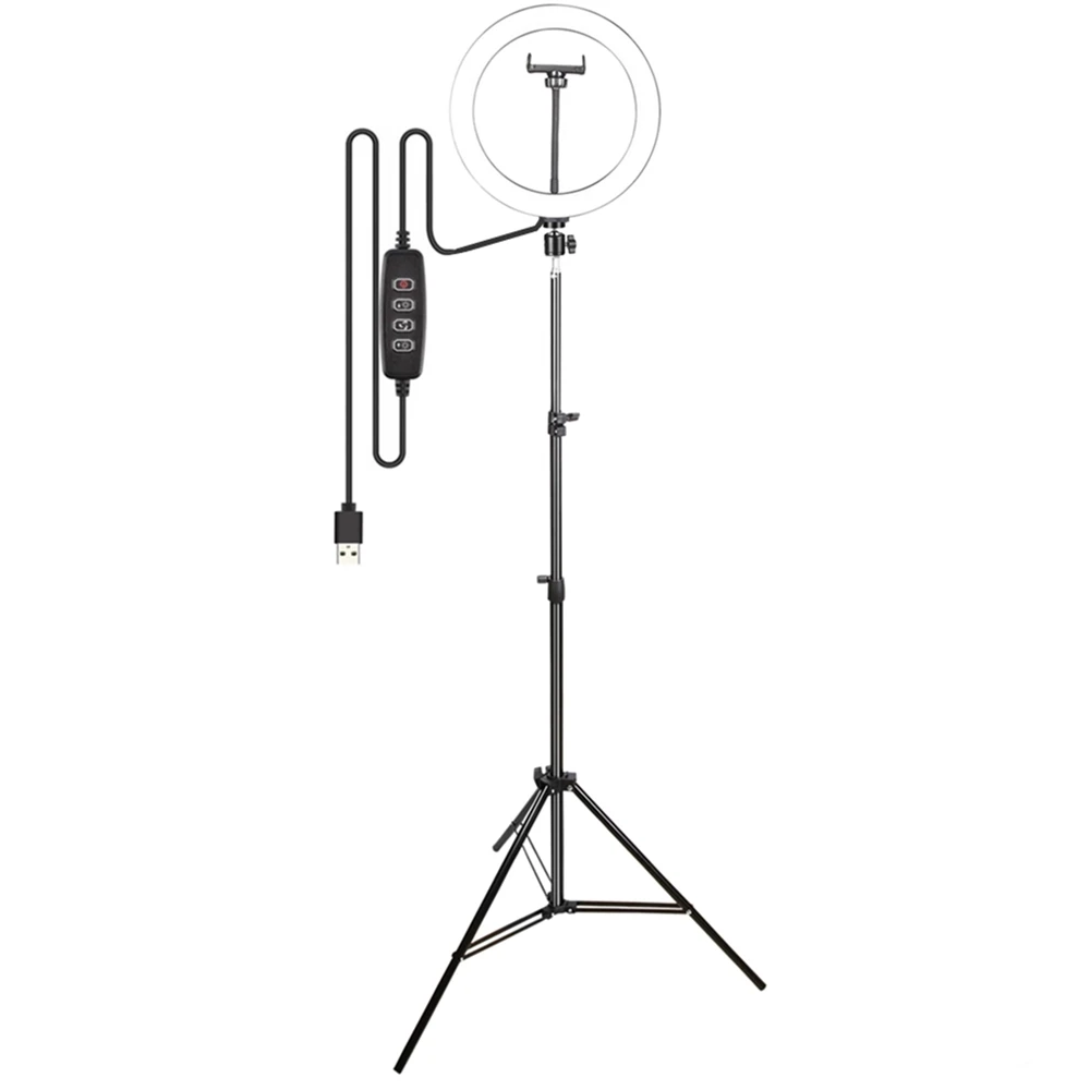 Кольцевая Светодиодная лампа для селфи студийсветильник светильник съемки фото