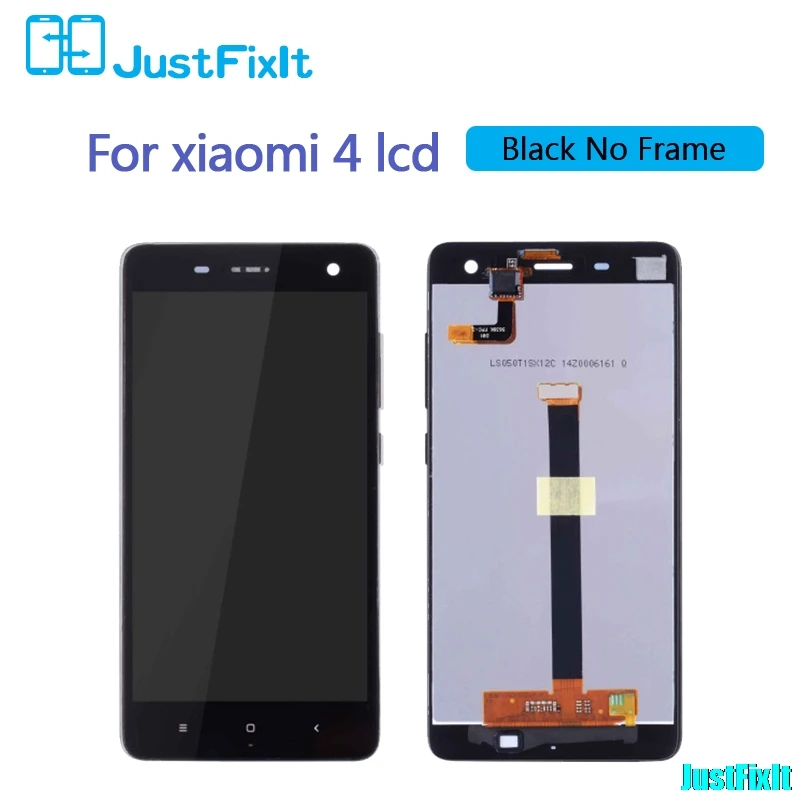 Original For Xiaomi Mi4 LCD Touch Screen Digitizer With Frame Replacement Black White 5.0 Inch Mi 4 Display |