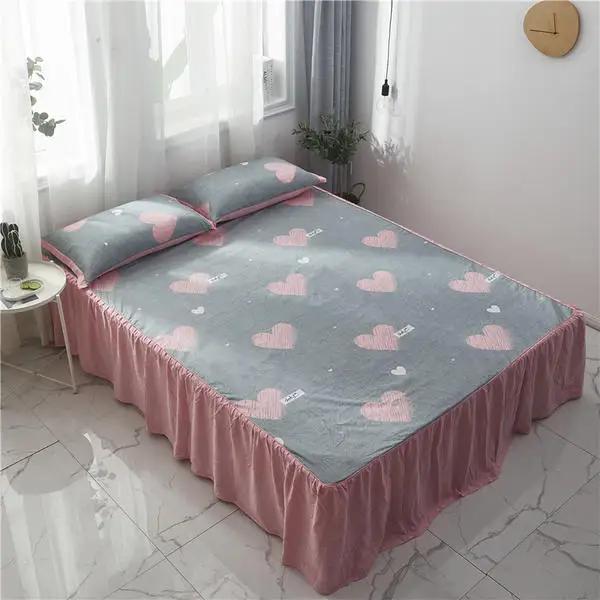 1 шт. простыня для кровати King Queen Size хлопковые простыни с принтом плоский лист