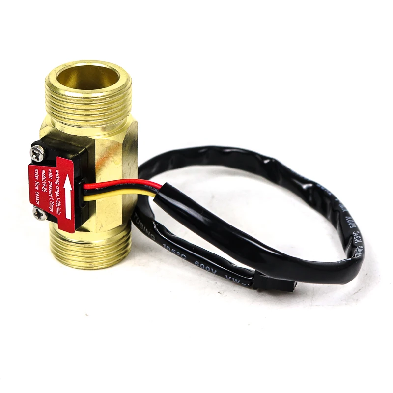 G 1/2" Turbine Flowmeter Spare Parts Range 1-30l/Min Pulse Flow Meter Hall Effect Sensor Solar Water Heater | Инструменты