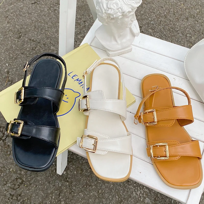 

Женские шлепанцы в римском стиле, сандалии на плоской подошве, Повседневная модная обувь, гладиаторы, лето 2021