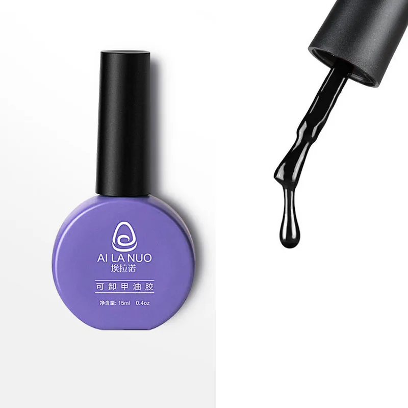 Black Gel Polish Voronoi Nails мыло пена дизайн ногтей пузырь порошок хромового пигмента основа Топ гель Салон красоты поставка - Цвет: Black Gel Polish