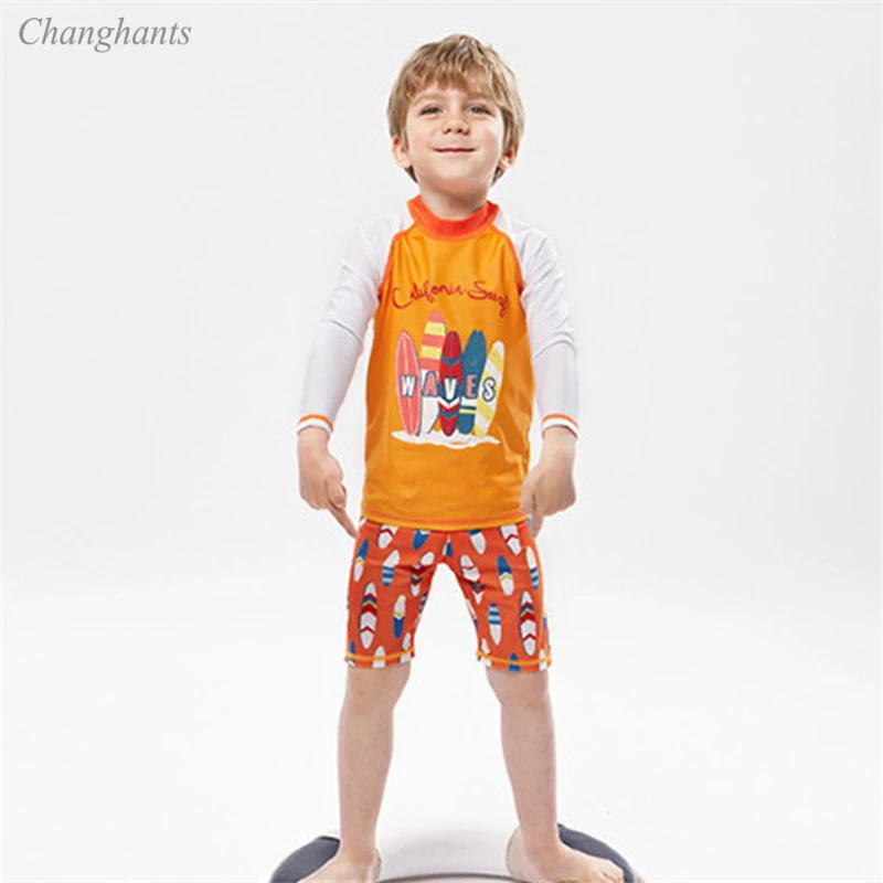 Детский костюм для серфинга от 1 до 9 лет купальный из двух предметов мальчиков |