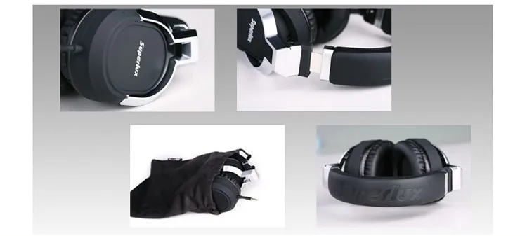 Superlux HD685 Складная гарнитура высокого разрешения стерео музыкальные наушники в линии управления наушников кабель с микрофоном