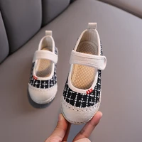 new girls canvas shoes fashion single shoes hanfu shoes girls non slip soles ethnic style childrens shoes girls princess flats