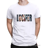 2021 angle wing lucifer t shirts graphic print t shirts funny man t shirt harajuku streetwear summer tops wholesale