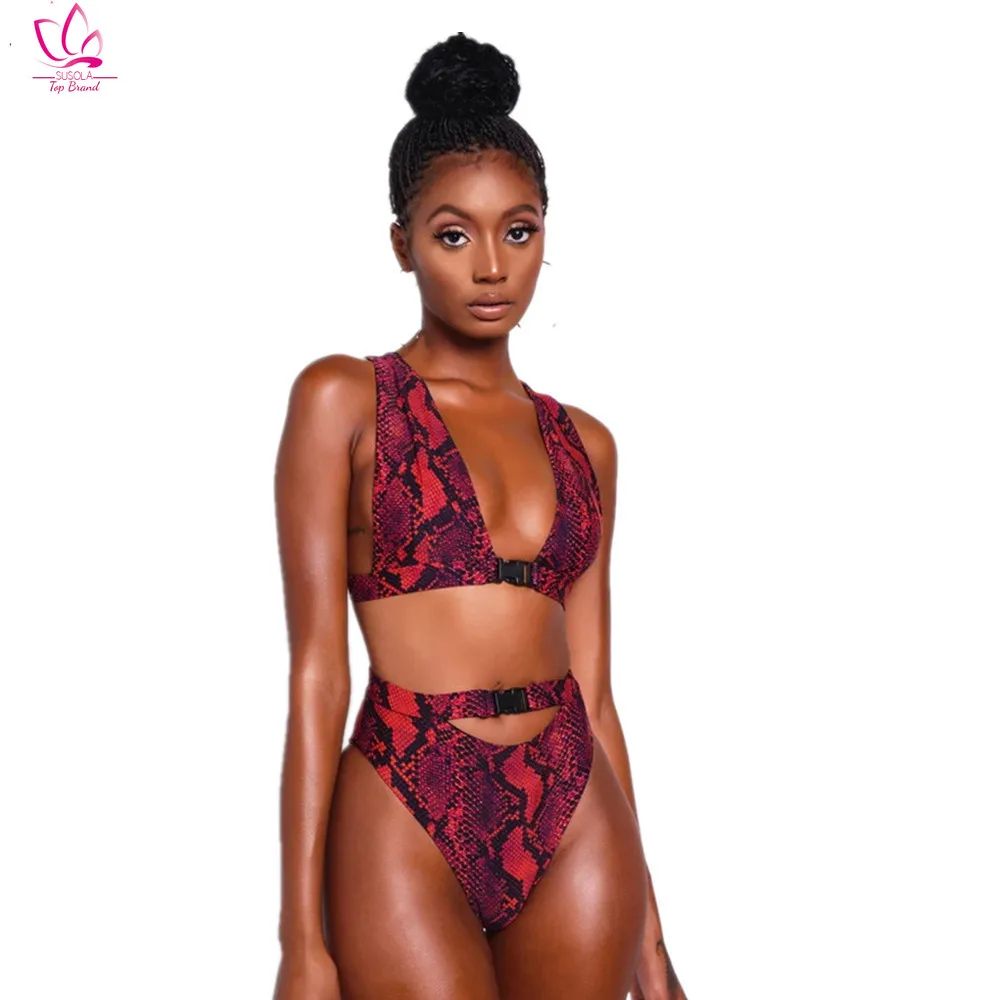 

Женский купальник с V-образным вырезом и эффектом пуш-ап