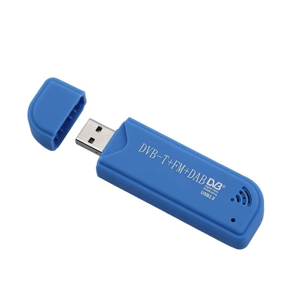 USB 2 0 цифровой DVB-T SDR + DAB FM HD ТВ тюнер приемник RTL2832U R820T2 | Электроника