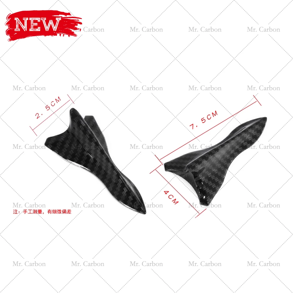 Накладной Вихревой генератор из углеродного волокна для крыши MUSTANG 9 шт. комплект