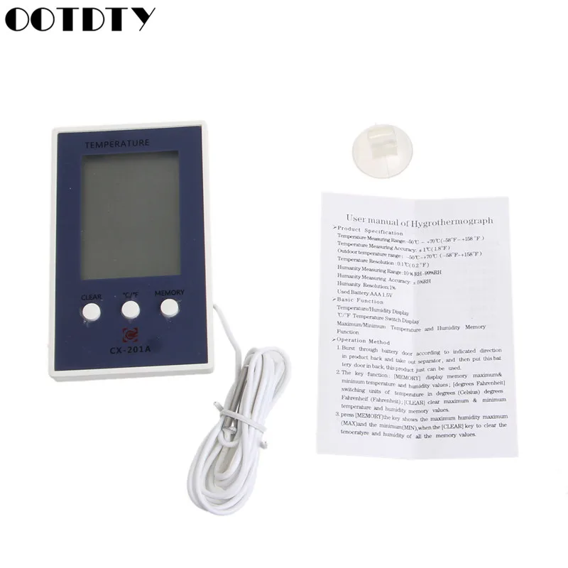 

ЖК-цифровой термометр гигрометр Измеритель Влажности Температуры Тестер