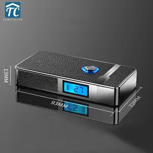 Электронная сигарета зажигалка беспламенная usb-зажигалка сигарета с зарядкой от USB Зажигалка Цифровой Дисплей ветрозащищенная Зажигалка Бизнес
