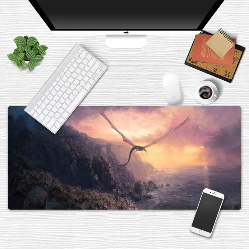 

fun Dragon cool illustration Office Mice Gamer Soft Mouse Pad Game Office Work Mouse Mat pad X XL Cushion mouse pad