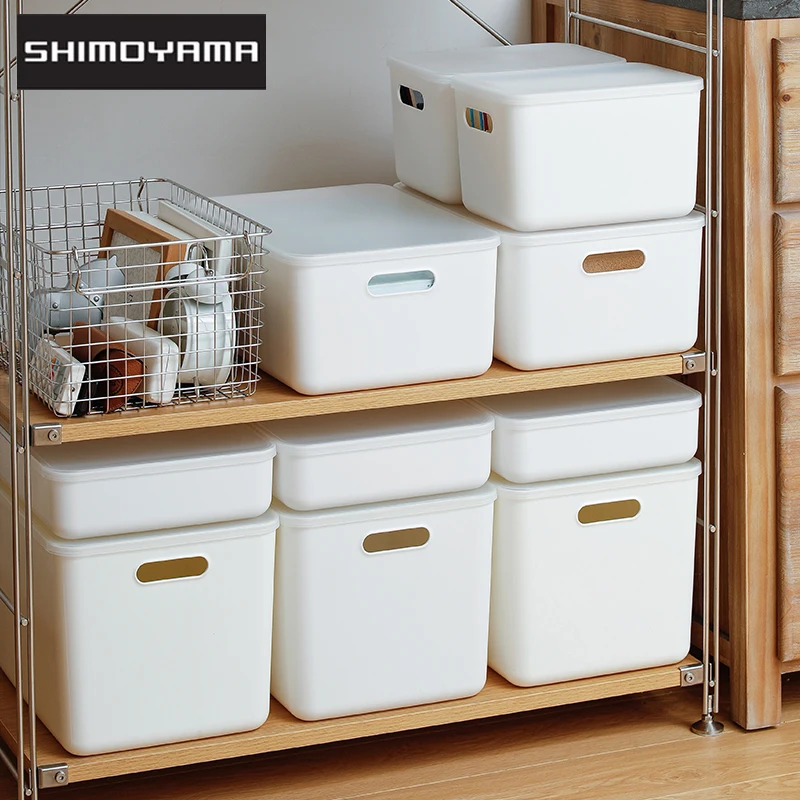 

SHIMOYAMA Desktop Storage Box Underwear Bra Closet Organizer Plastic Snack Toys Box Cosmetic Jewelry Bedroom Finishing Box