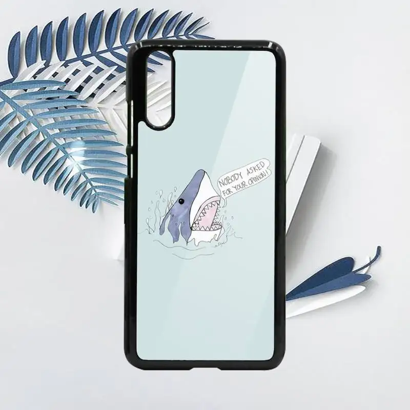 

Cartoon animal shark Phone Case PC For Samsung galaxy S note 8 9 20 10 e lite2019 plus pro ultra