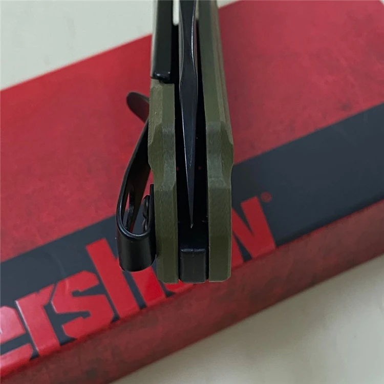 Новейший OEM Kershaw 7008 складной нож 8Cr13Mov лезвие G10 + стальная ручка Походный охотничий