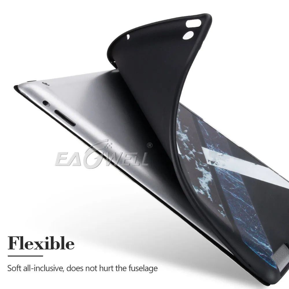 Умный чехол с мраморным рисунком для iPad 9 7 2017 2018 mini 1 2 3 4 5 6 pro 10 чехол-книжка тройной