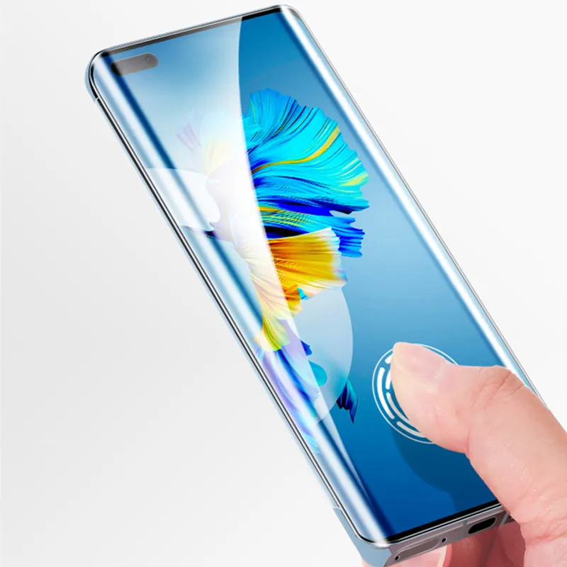 

LVOEST for Huawei Mate 40 Pro Screen Protector Authenti 3D Film Full Screen Glue for Mate40 Tempered Glass Friendly mate 30 pro