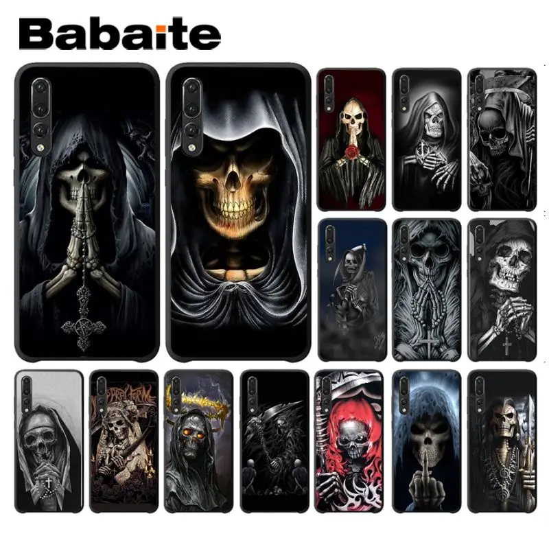 Смерть молитва Мрачный Жнец черепа покупателей чехол для телефона huawei p30pro p20lite